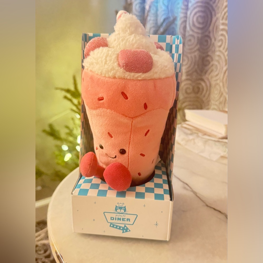 Jellycat strawberry milkshake